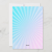 Invitation à roulettes violettes (Dos)