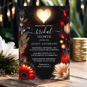 Invitation À Ruby Claret Coeur Blanc Rouge Fête des mariées N