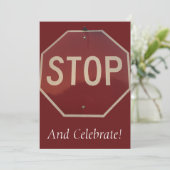 Invitation à s'arrêter et à célébrer (Debout devant)