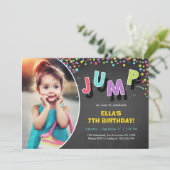 Invitation à sauter Bounce House Bounce Anniversai (Debout devant)