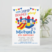 Invitation à sauter, fête d'anniversaire de Trampo (Debout devant)