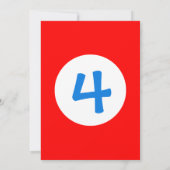 Invitation à sauter, fête d'anniversaire de Trampo (Dos)