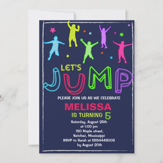 invitation à sauter - Invitation à rebondir (Devant)