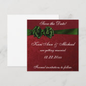 Invitation à sauvegarder pour une fête joyeuse (Devant / Derrière)