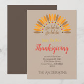 Invitation à se joindre à nous pour le dîner de Th (Devant / Derrière)
