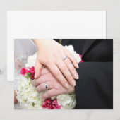 INVITATION À SE TENIR PAR LA MAIN DE LA MARIÉE ET  (Devant / Derrière)