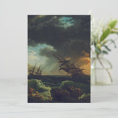 Invitation A Shipwreck in Stormy Seas by Claude-Joseph Vernet (Debout devant)