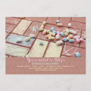 Invitation à Sidewalk Chalk