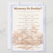 Invitation A Silly Goose Blue Guess Who Game card (Devant)