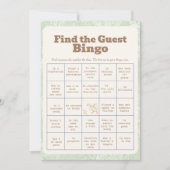 Invitation A SIlly Goose Green Find The Guest Bingo Card (Devant)