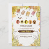 Invitation à six lanternes (Devant)