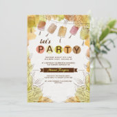 Invitation à six lanternes (Debout devant)