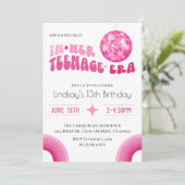 Invitation À son âge d'adolescence Anniversaire Super (Debout devant)