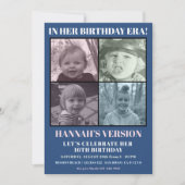 Invitation A Son Ère D'Anniversaire Photo Eras Anniversaire (Devant)