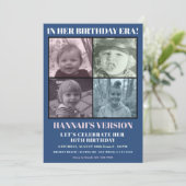 Invitation A Son Ère D'Anniversaire Photo Eras Anniversaire (Debout devant)