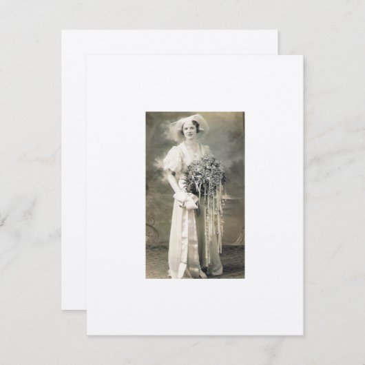 Invitation à son jour de mariage (Devant / Derrière)