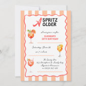 Invitation A Spritz Older Any Age Cocktail Birthday Party (Devant)