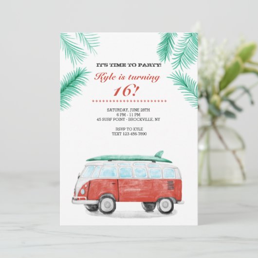 Invitation à surfer (Debout devant)