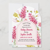 Invitation A Sweet Little Bee Is On Her Way Arch (Devant)