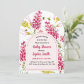 Invitation A Sweet Little Bee Is On Her Way Arch (Debout devant)