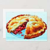 invitation à tarte cerise (Devant / Derrière)