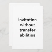 invitation à tester (Devant / Derrière)