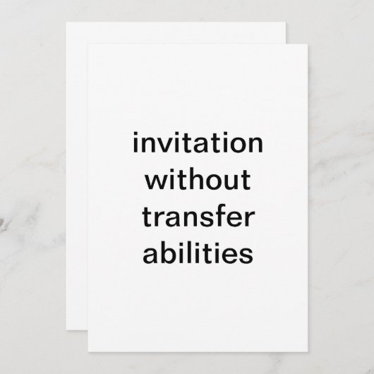 invitation à tester (Devant / Derrière)