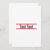 invitation à tester (Devant / Derrière)