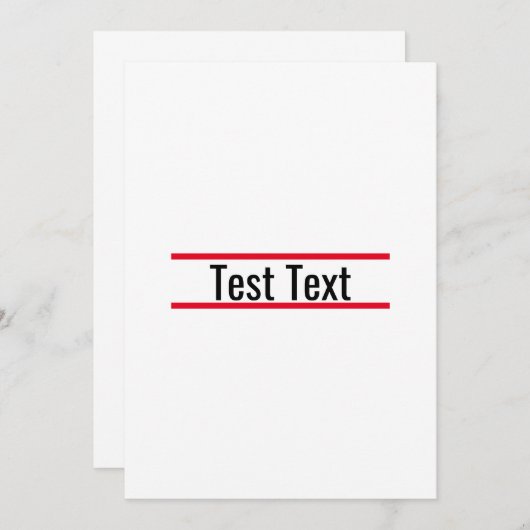 invitation à tester (Devant / Derrière)