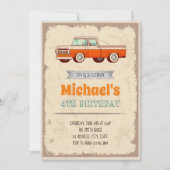 Invitation à thème classique pour l'anniversaire d (Devant)