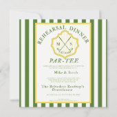 Invitation à thème de golf - "Par-Tee" (Devant)