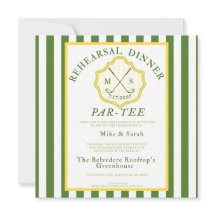 Invitation à thème de golf - "Par-Tee"
