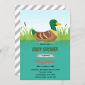 Invitation à thème de la douche d'anniversaire de  (Devant / Derrière)