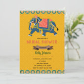 Invitation à thème des éléphants indiens (Debout devant)