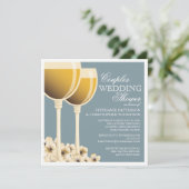 Invitation À Thème Du Vin Wedding shower En Couple (Debout devant)