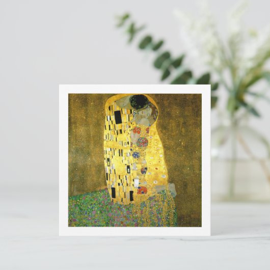 Invitation à thème Mariage Kiss (Debout devant)