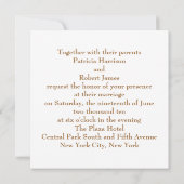 Invitation à thème Mariage Kiss (Dos)