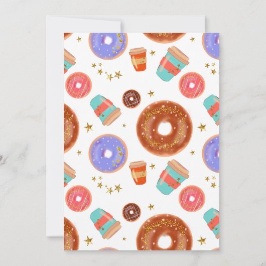 Invitation à thème pour la fête d'anniversaire (Dos)