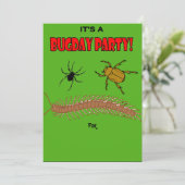 Invitation à thème pour la fête d'anniversaire de  (Debout devant)