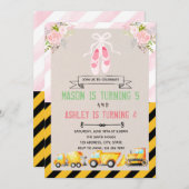 Invitation à thème pour la fête des tutu et des ca (Devant / Derrière)