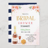 Invitation à thème pour le brunch au champagne (Devant / Derrière)