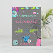 Invitation à thème tendance vsco pour fête de jeun (Debout devant)