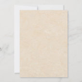 Invitation à thème tournesol (Dos)