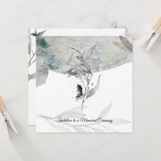 Invitation A thoughtfully designed sympathy card