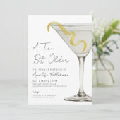 Invitation A Tini Bit Older Adult Birthday Party (Debout devant)