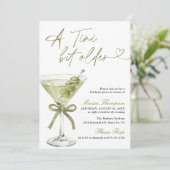 Invitation A Tini Bit Older Birthday Party Olive Martini (Debout devant)