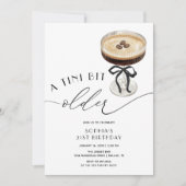 Invitation A Tini Bit Older Espresso Martini 21st Birthday (Devant)