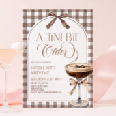 Invitation A Tini Bit Older Expresso Martini Birthday Party