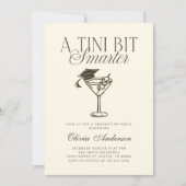 Invitation A Tini Bit Smarter Green Graduation (Devant)