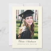 Invitation A Tini Bit Smarter Green Graduation (Dos)